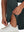 Ankle zip detail of Lightweight Ankle-Zip Sweatpants with 4 Pockets in dark grey