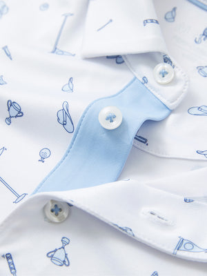 Polos elásticos ligeros con estampado juvenil