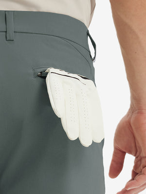 Water Repellent Classic Fit Flat Front Golf Dress Pants