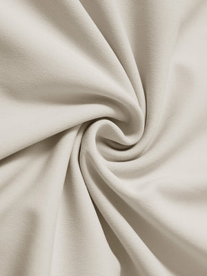 Fabric close-up of dry fit stretchy sweatshirts hoodies, soft knit texture with breathable feel in khaki light