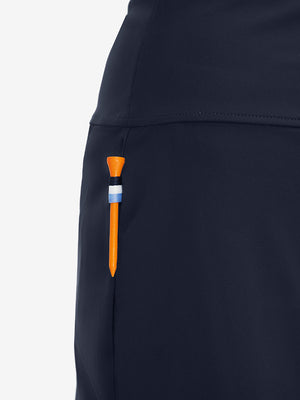 High Waist Built-in Short A-Line Golf Skirt with 5 Pockets