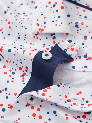 Polos elásticos ligeros con estampado juvenil