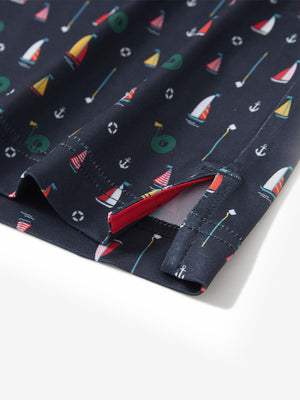 Polos elásticos ligeros con estampado juvenil