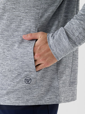 Texture Fleece Lined Golf Hooded Jacket