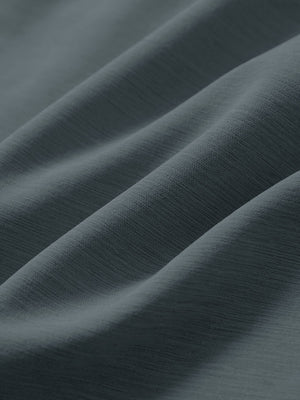 Detail view of inner waistband on iron grey straight fit lightweight dress golf pants
