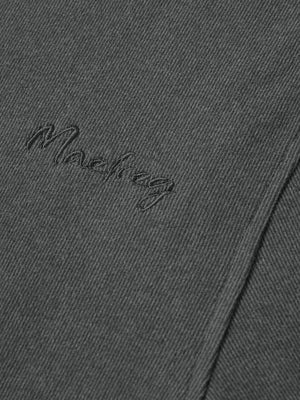 Heather Brushed Rib Knit Crewneck Sweatshirt
