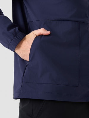 Nylon Blend Water Resistant Windbreaker Jacket