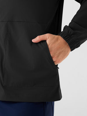 Nylon Blend Water Resistant Windbreaker Jacket