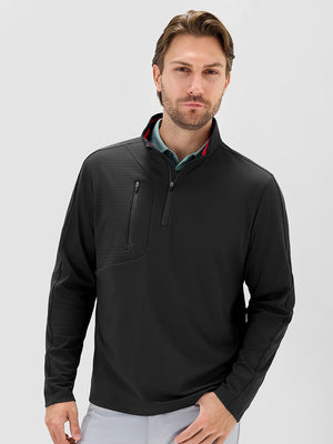 Quick-Drying Quarter Zip with Chest Pocket
