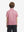 Back upper view of Stylish print boys polo shirts with clean lines and pink donutred lobster tone